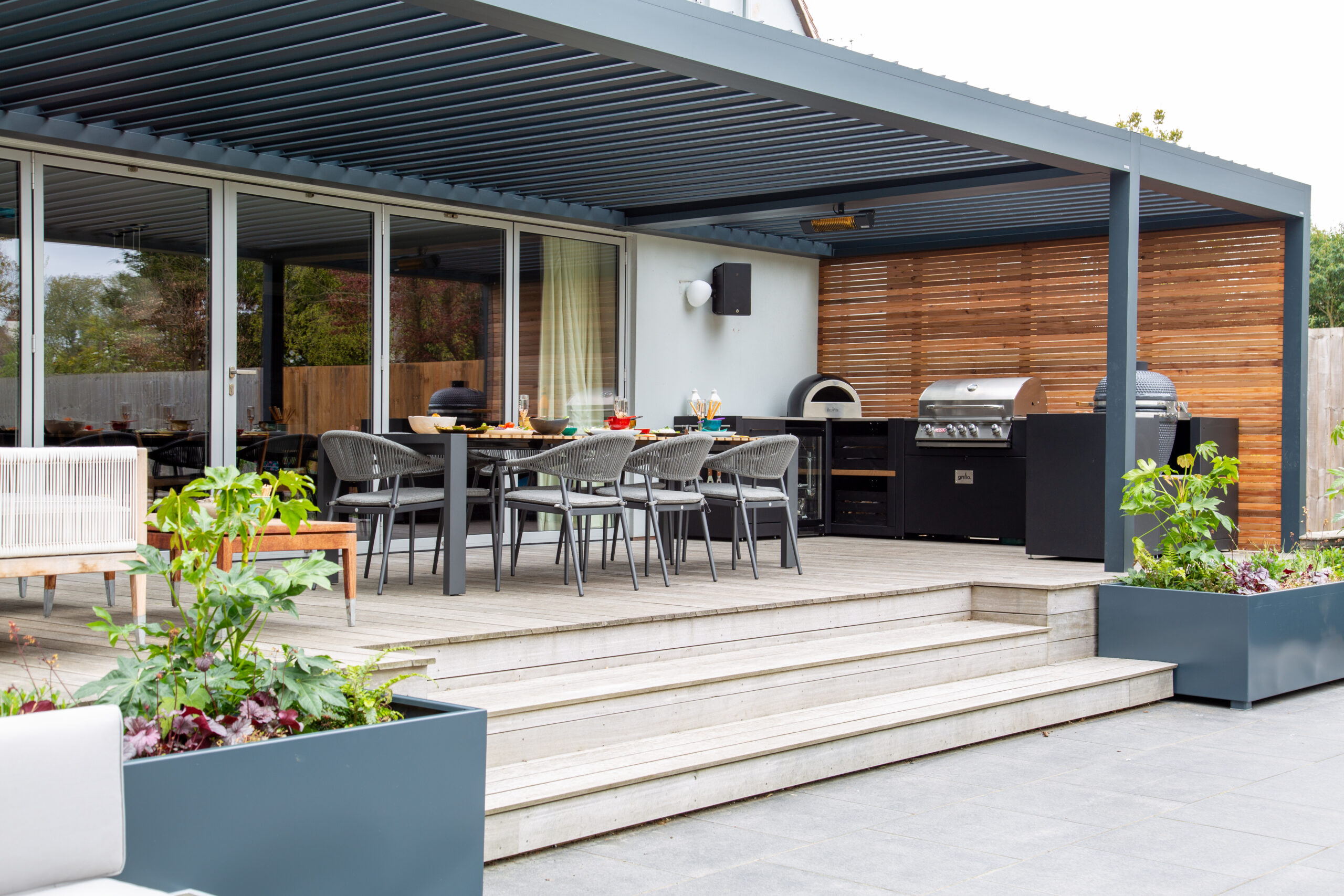 Colchester, Essex, Kitchen & Pergola