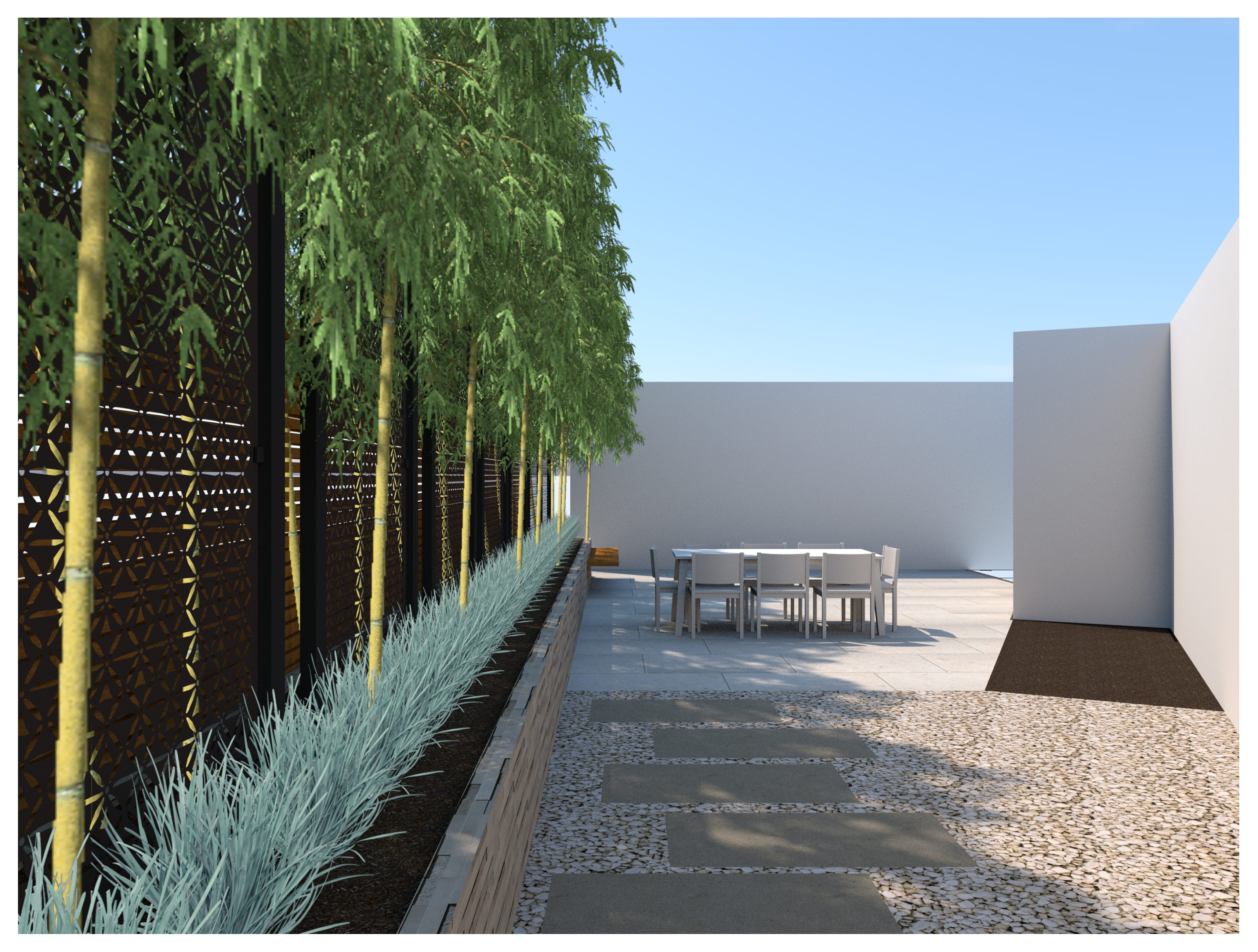 Mersea Essex 3D garden design
